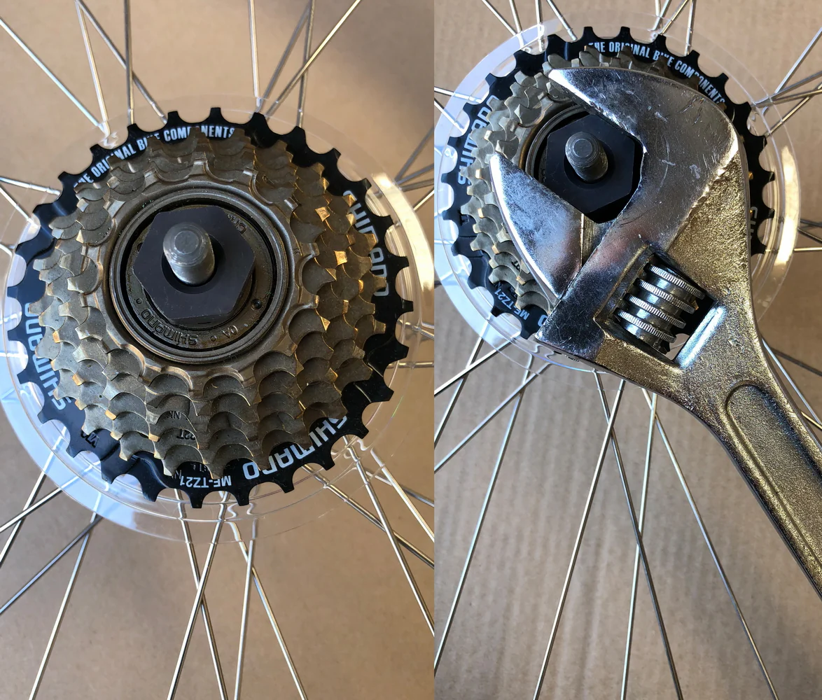 Bicycle Freewheel Remover Tool for Shimano, DNP and other 5 - 7 speed freewheel - Image 4