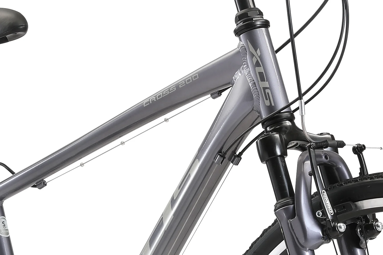 XDSBIKE Cross 200 21sp Comfort Hybrid Bike // Graphite - Image 4