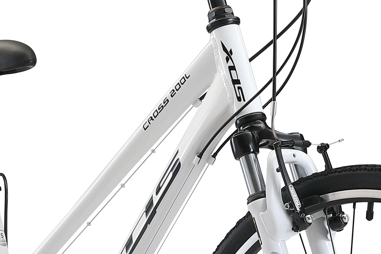 XDSBIKE Cross 200 21sp 700C Step-Through Comfort Hybrid Bike  //  Arctic White - Image 4