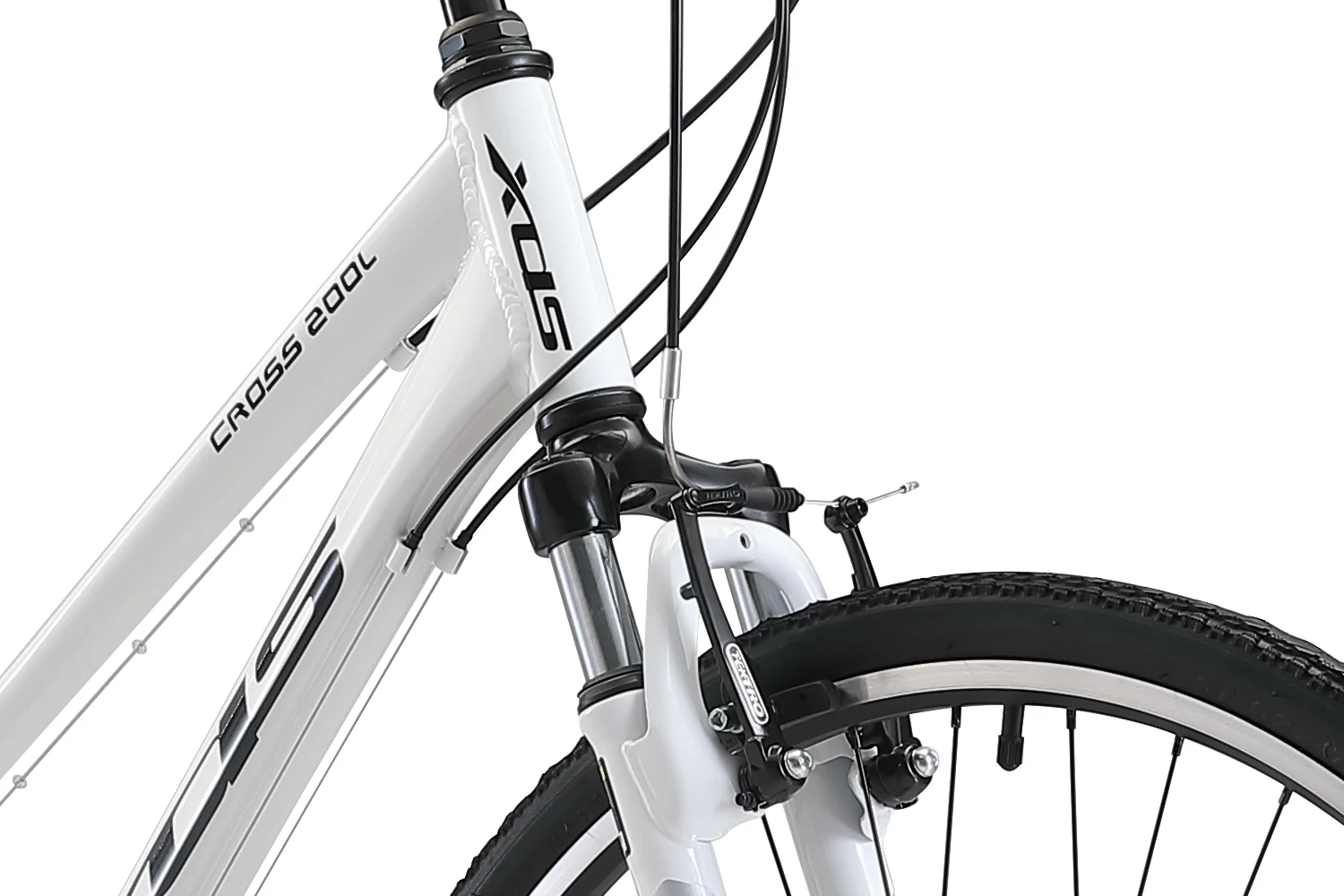 XDSBIKE Cross 200 21sp 700C Step-Through Comfort Hybrid Bike  //  Arctic White - Image 5