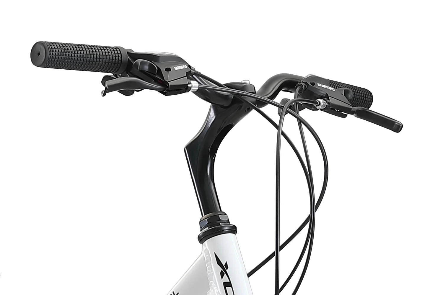 XDSBIKE Cross 200 21sp 700C Step-Through Comfort Hybrid Bike  //  Arctic White - Image 6