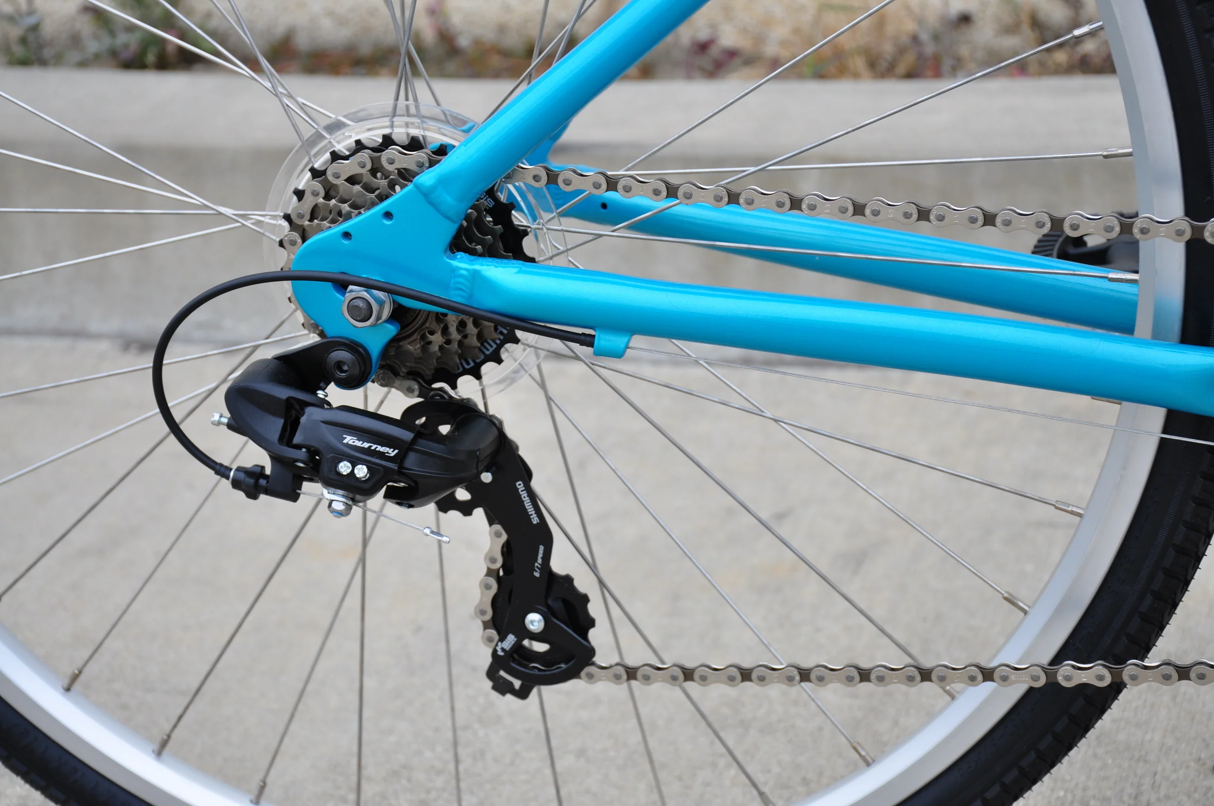 XDSBIKE Explorer CT 7sp Women's 700C Step-Through Comfort City Bike // Blue - Image 4