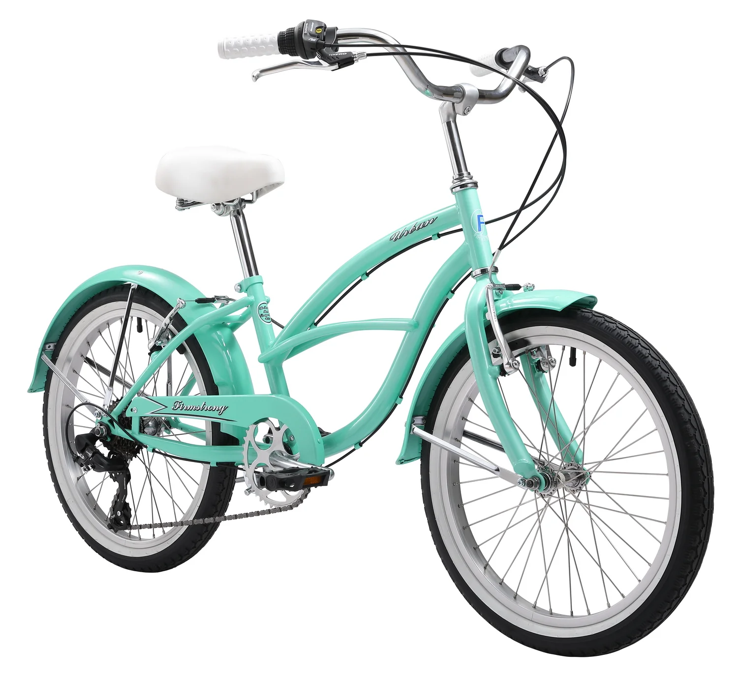 Firmstrong 20" Urban Girl 7 Speed Beach Cruiser Bicycle - Image 4