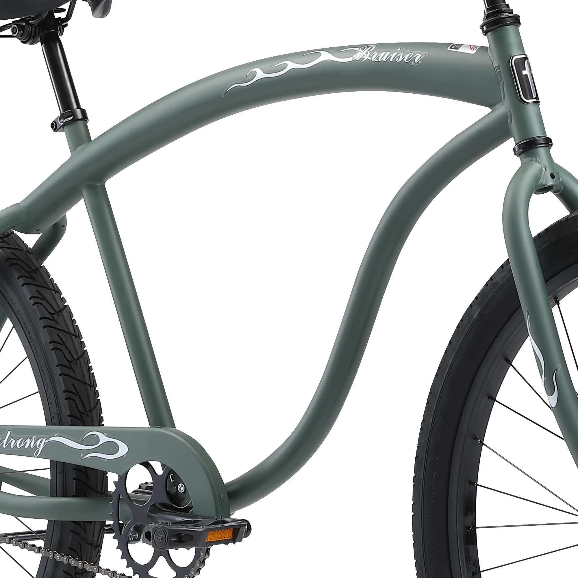 Firmstrong Bruiser 7 Speed Men's Beach Cruiser Bike - Image 4