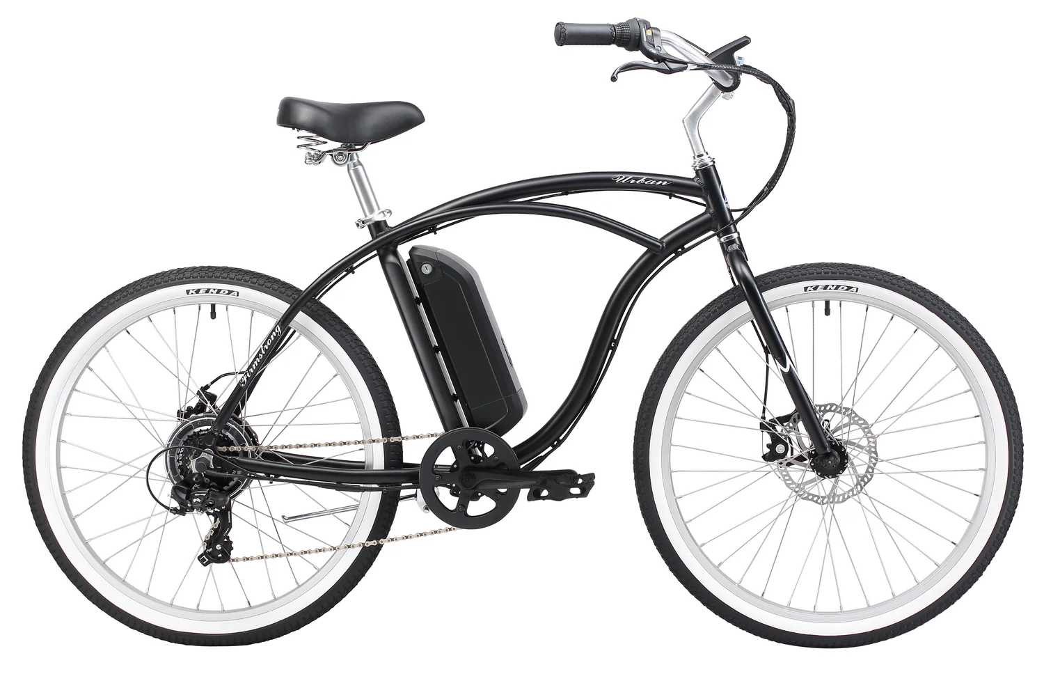 Firmstrong E-Urban Man 350W 7 Speed Electric Beach Cruiser Bike - Image 3