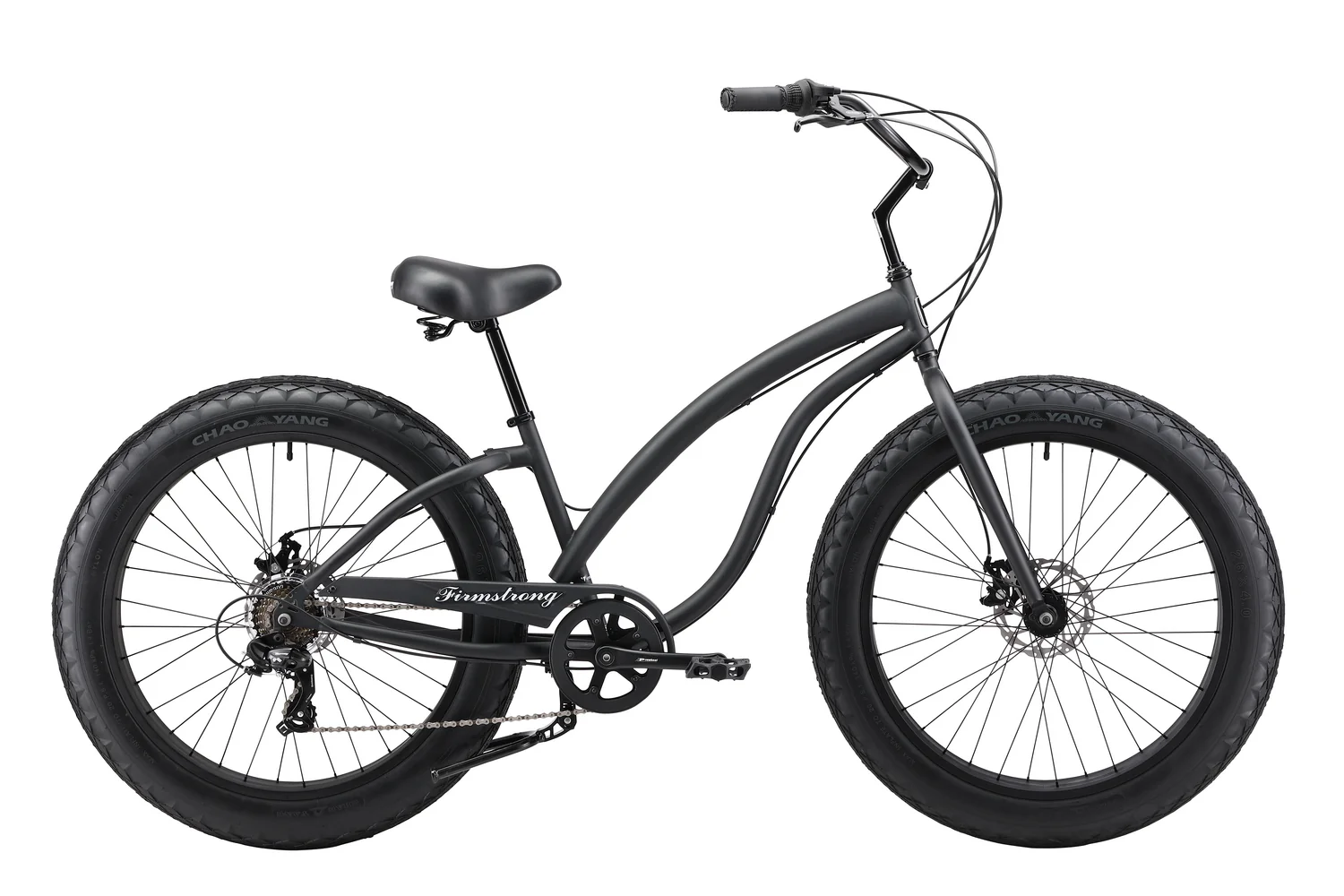 Firmstrong Rebel 4" Step-Through Fat Tire 7 Speed Beach Cruiser Bike - Image 2