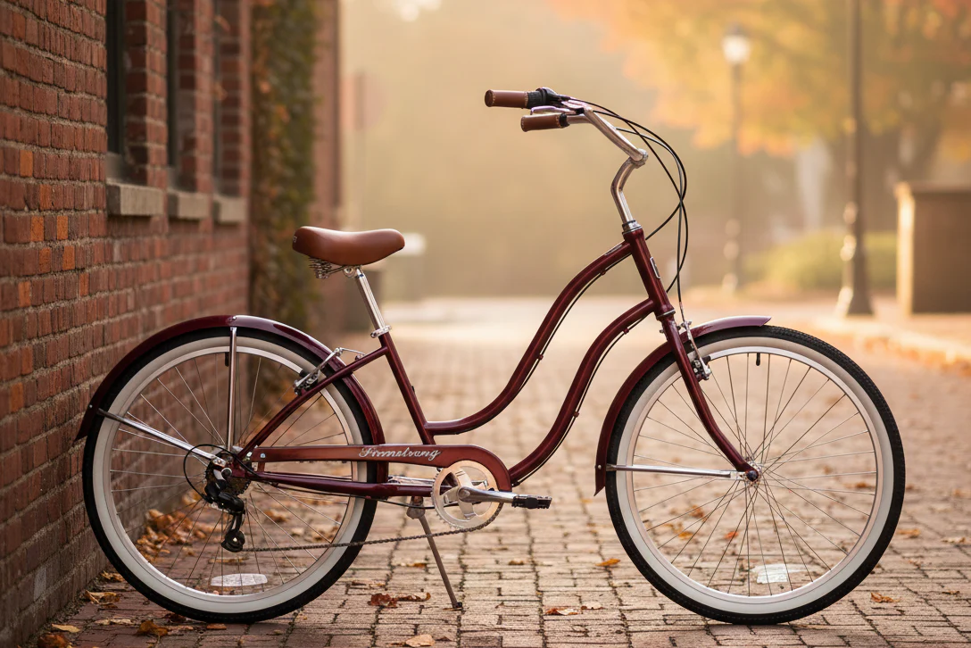 Firmstrong Siren Lady 7 Speed - Women's Beach Cruiser Bike - Image 13