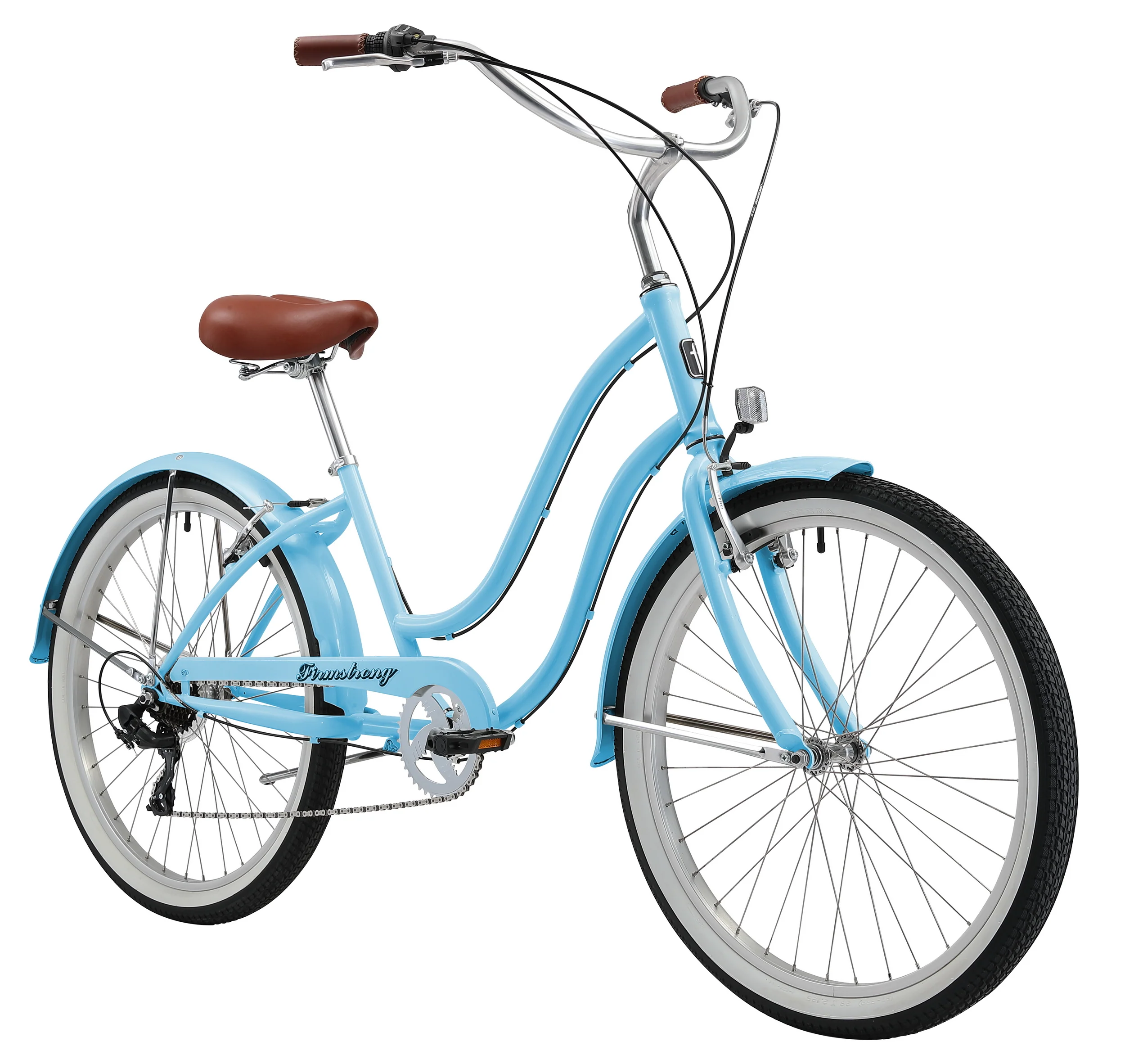 Firmstrong Siren Lady 7 Speed - Women's Beach Cruiser Bike - Image 4
