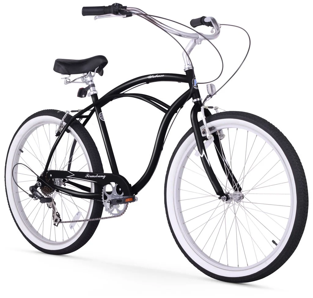 Firmstrong Urban Man 7 Speed - Men's Beach Cruiser Bike - Image 3