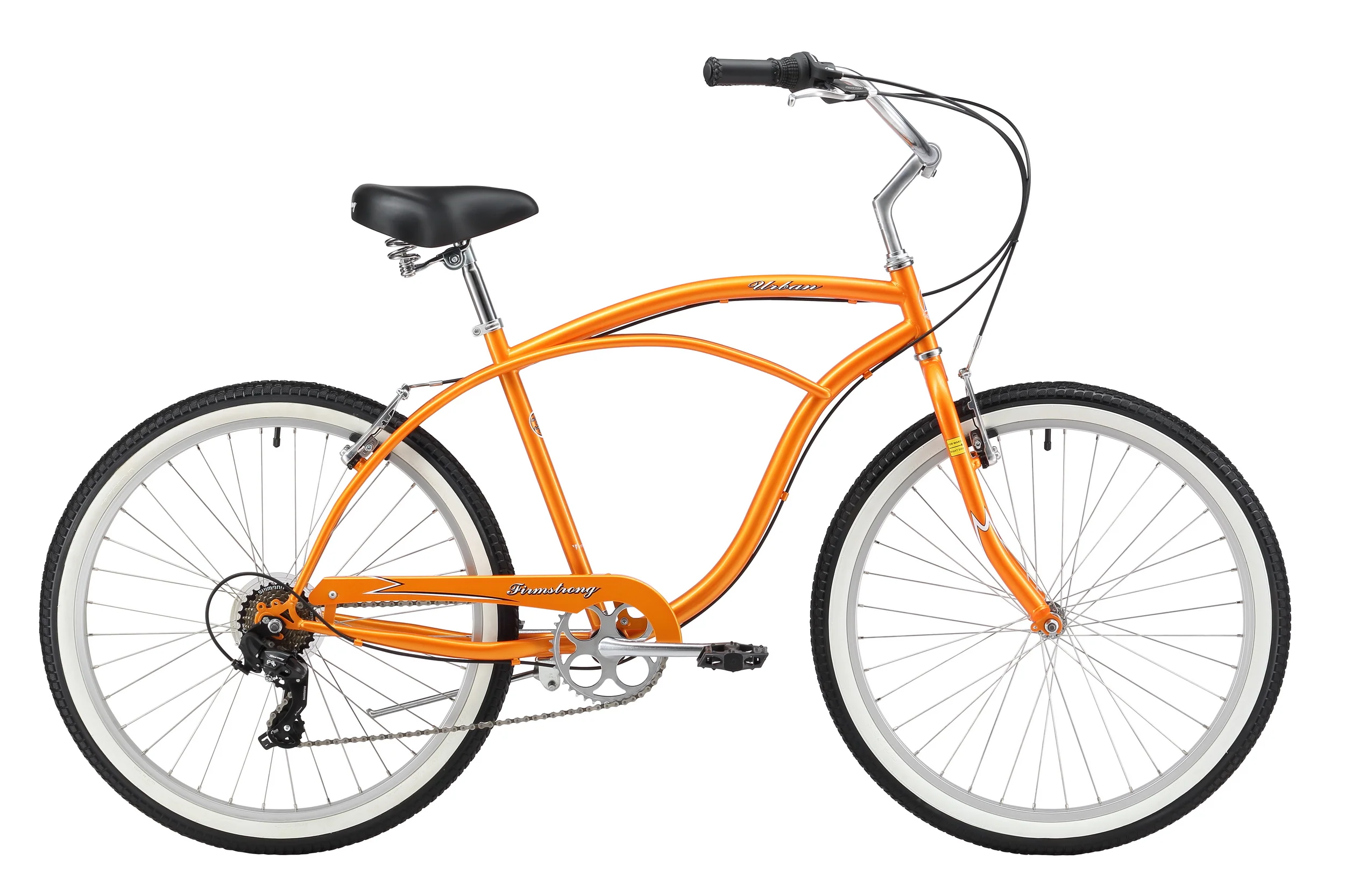 Firmstrong Urban Man 7 Speed - Men's Beach Cruiser Bike - Image 4