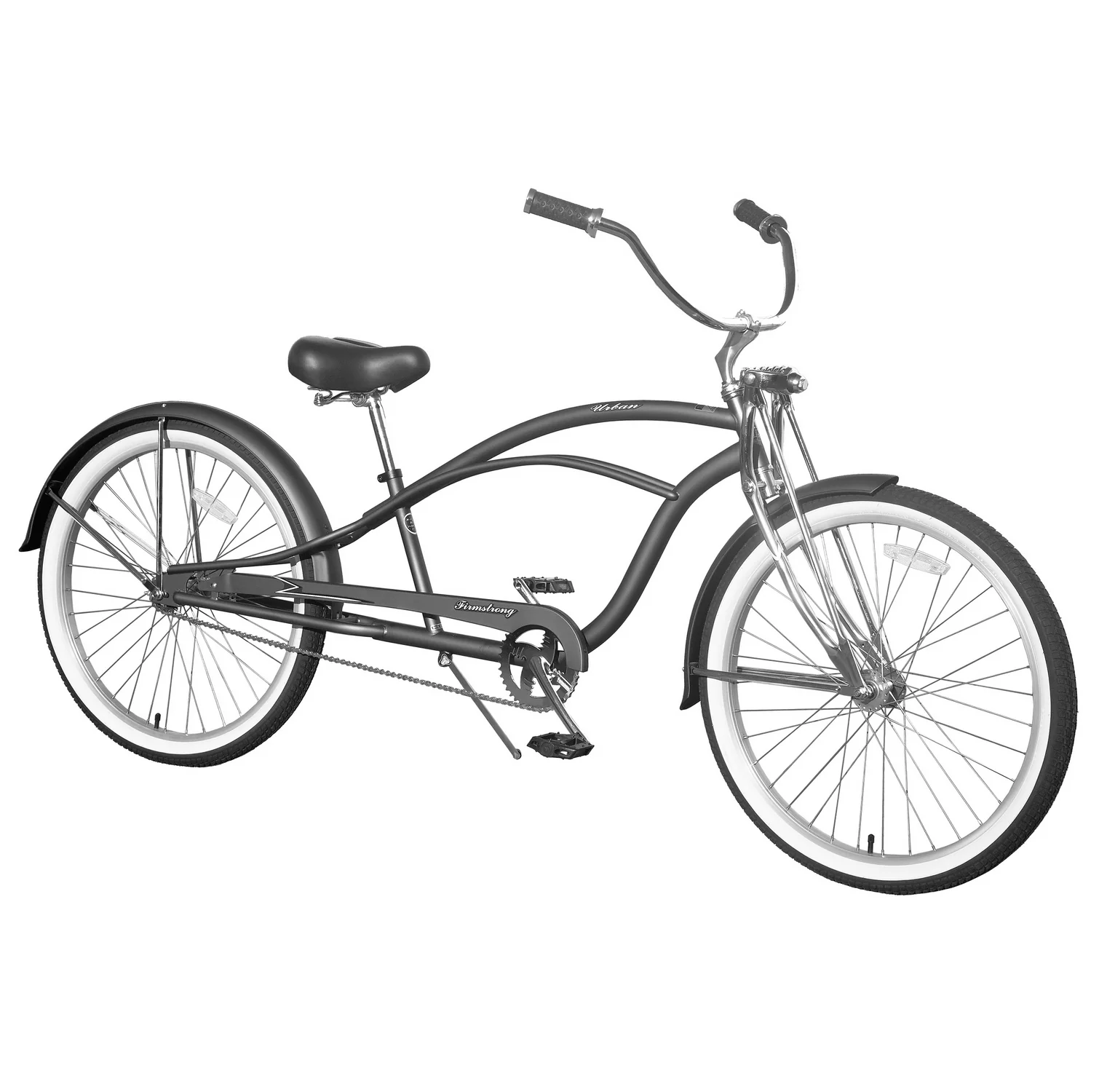 Firmstrong Urban Delux Single Speed- Men's Stretch Beach Cruiser Bike - Image 4
