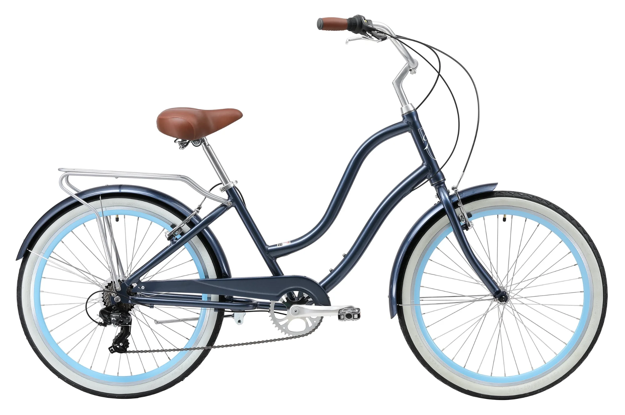 XDSBIKE Hyna 7 Speed Alloy Step-Through Beach Cruiser Bike - Image 7