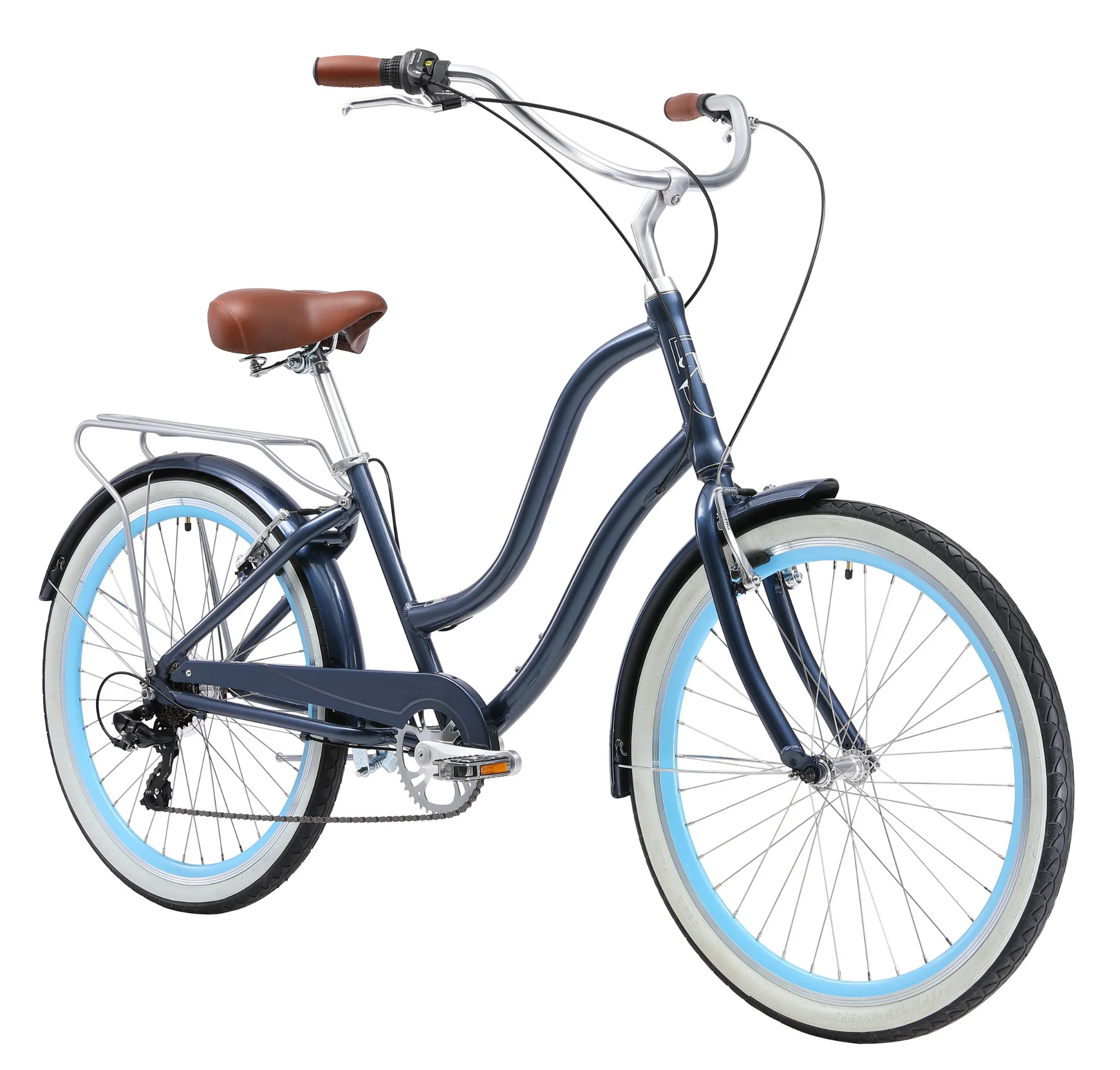 XDSBIKE Hyna 7 Speed Alloy Step-Through Beach Cruiser Bike - Image 8