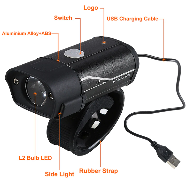 Firmstrong Micro USB Rechargeable Headlight - Image 3