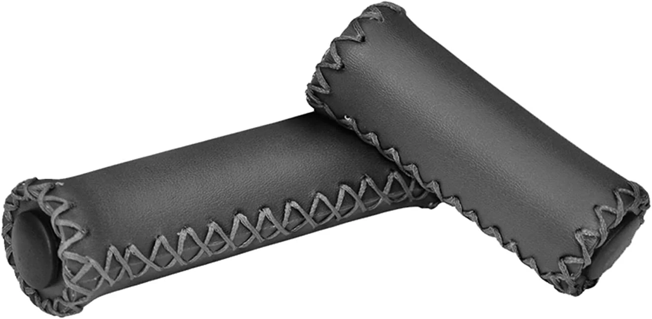 Synthetic Leather Grips VLG142A for 3/7 Speed beach cruiser bikes, city bikes, hybrid bike - Image 6