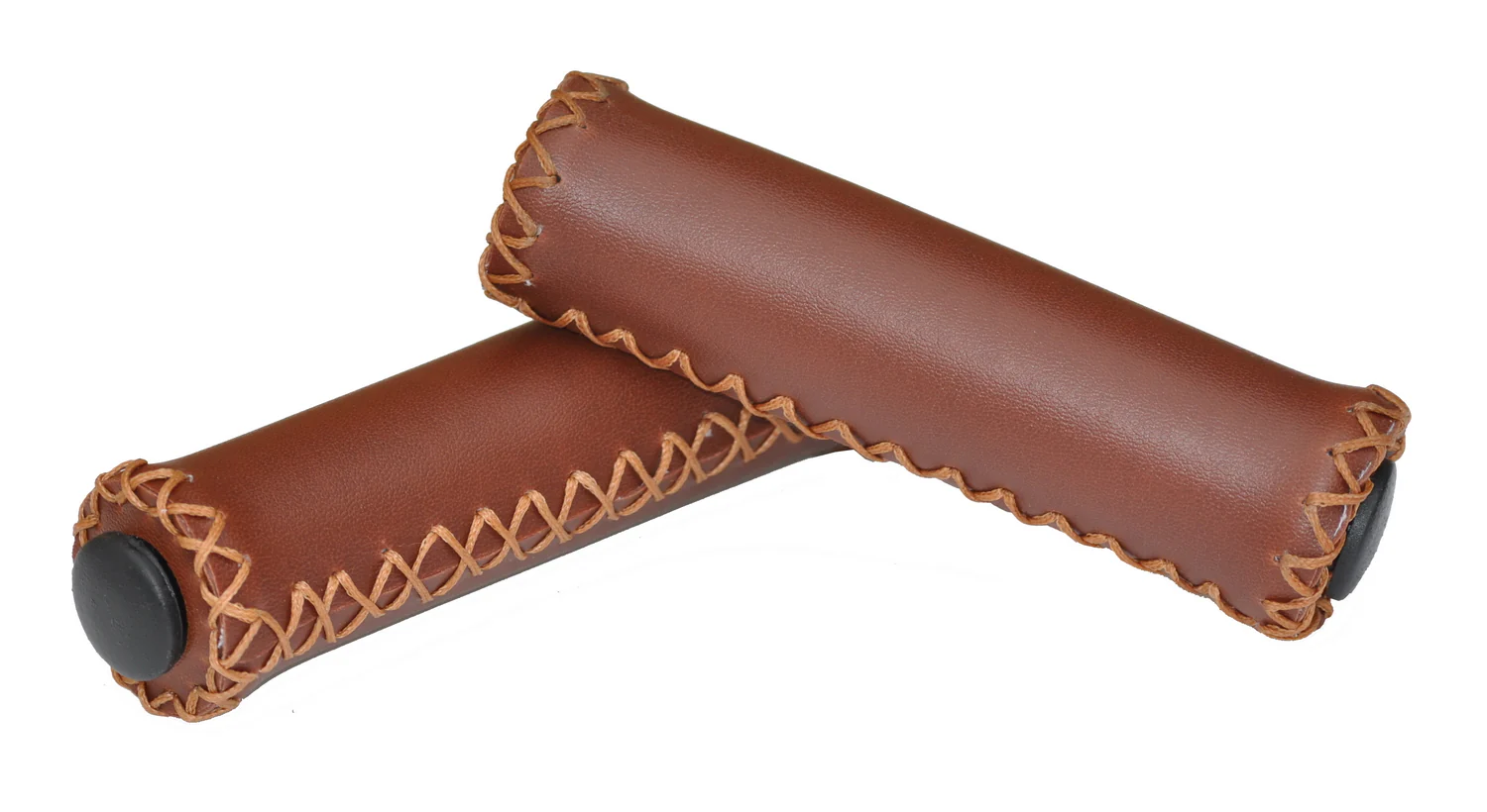 Synthetic Leather Grips VLG142A for Single Speed beach cruiser bikes, city bikes, hybrid bike - Image 3