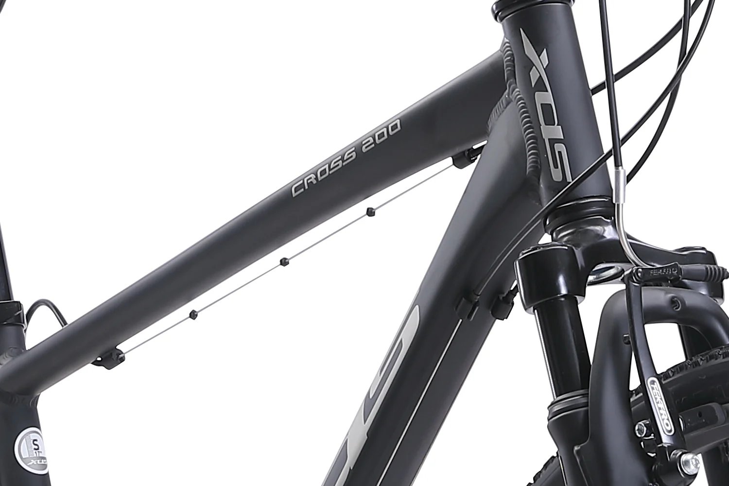 XDSBIKE Cross 200 21sp Comfort Hybrid Bike //  Matte Black - Image 4