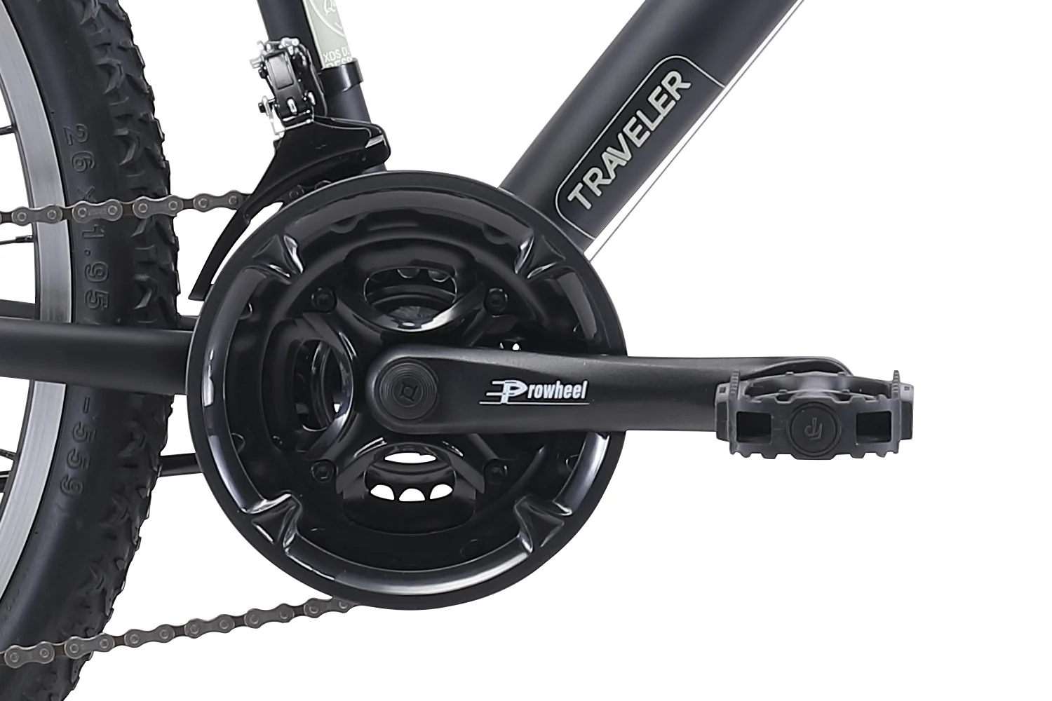 XDSBIKE Traveler 21-Speed Men's 26-Inch Mountain Bike // Matte Black - Image 3
